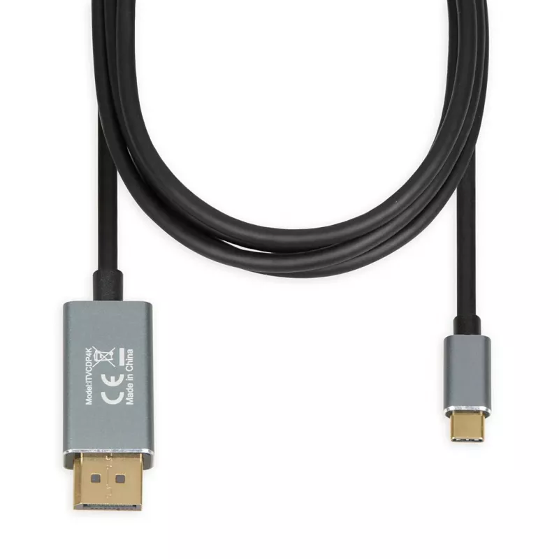 Adattatore cavo video IBOX ITVCDP4K USB Type-C a DisplayPort 1,8 m nero