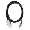 Adattatore cavo video IBOX ITVCDP4K USB Type-C a DisplayPort 1,8 m nero