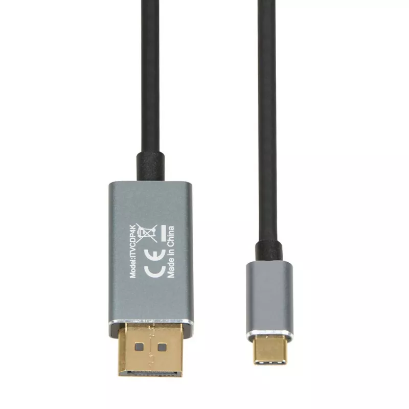 Adattatore cavo video IBOX ITVCDP4K USB Type-C a DisplayPort 1,8 m nero