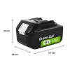 Batteria ricaricabile Green Cell PTMA18V5 agli ioni di litio 5Ah 600g