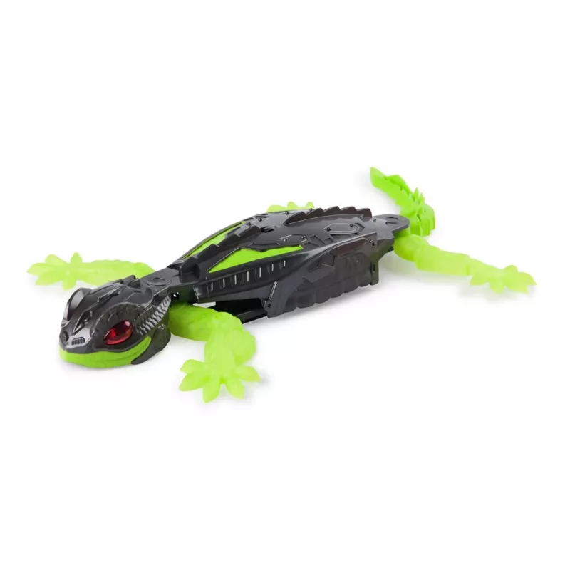 HEX BOTS | Geco robot RC interattivo arrampicamuri giocattolo | Verde/Grigio