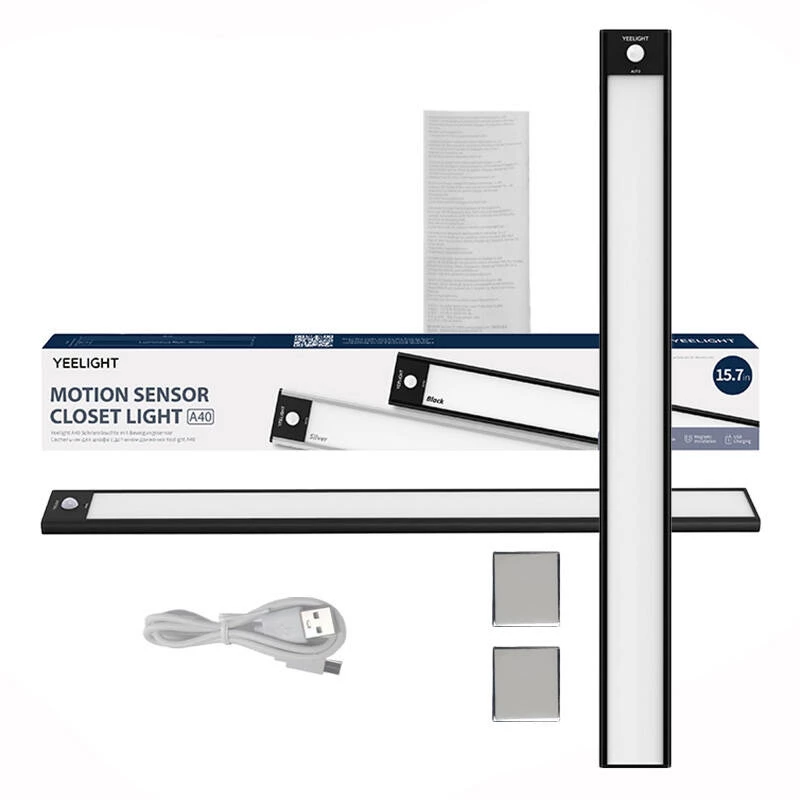 Yeelight Closet Light YLBGD-0045 luce per armadio con sensore di movimento 40 cm nera 4000 K