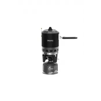 Fornello da campeggio portatile Fire-maple FMS-X3 nero — compatto, leggero per pentola singola