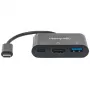 Manhattan dock/hub USB-C, porte (x3): HDMI, USB-A e USB-C, 5 Gbit/s (USB 3.2 Gen1 alias USB 3.0), con Power Delivery (60W) alla porta USB-C (nota: alimentatore USB-C aggiuntivo e USB-