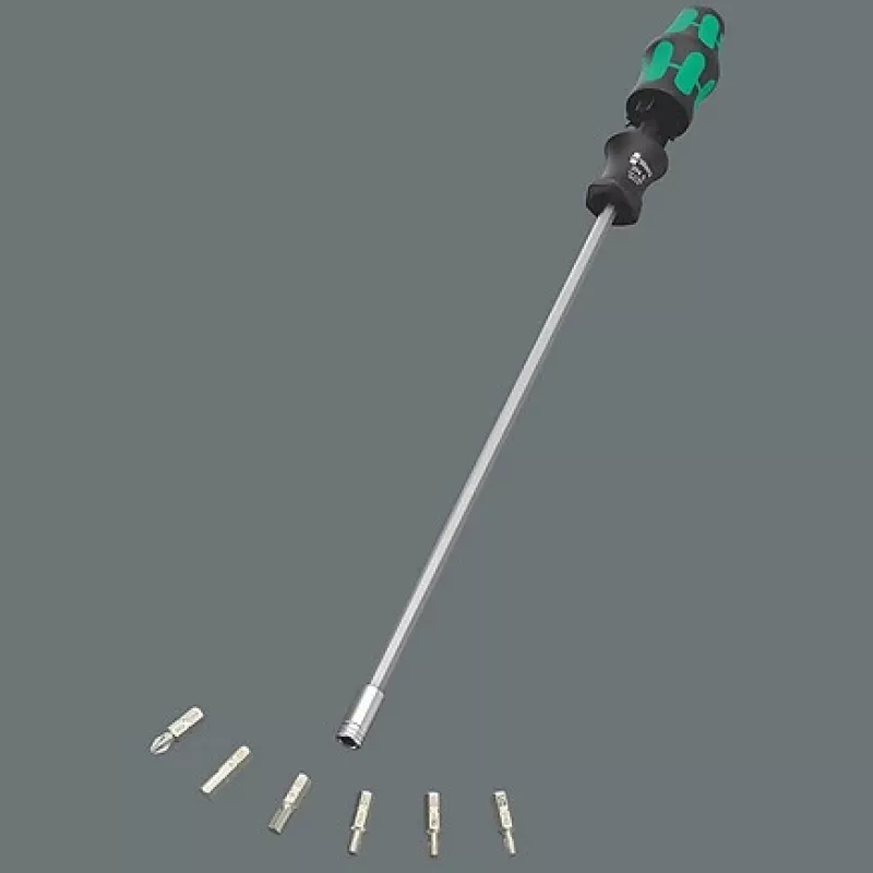 Cacciavite a bit per sanitari Wera Kraftform compact 27 XL SHK 1 1/4 300 mm (05136075001)