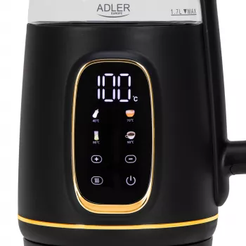 ADLER AD 1305 bollitore nero-oro