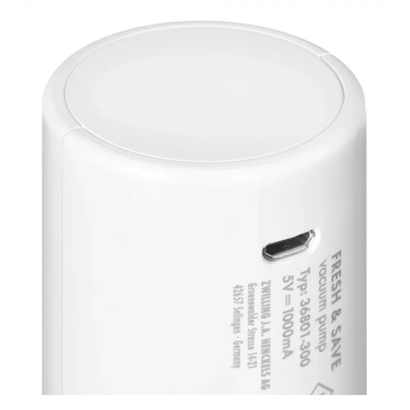 Pompa per vuoto ZWILLING FRESH & SAVE 19 cm, modello 36801-300-0, bianco