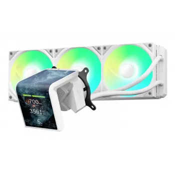 Dissipatore CPU a liquido TRYX PANORAMA SE ARGB 360 con display 3D-AMOLED, radiatore da 360 mm