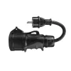 Green Cell EVAK01 Adattatore, da CEE 16 A 400 V 5P a Schuko 230 V, rosso
