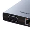 Hub 13in1 Baseus PortalJoy USB-C a HDMI+DP+VGA+C+USB+PD+RJ45+SD/TF+3,5mm (grigio)