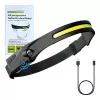 Torcia frontale Superfire HL65 120 lm USB-C ricaricabile – luce LED a mani libere