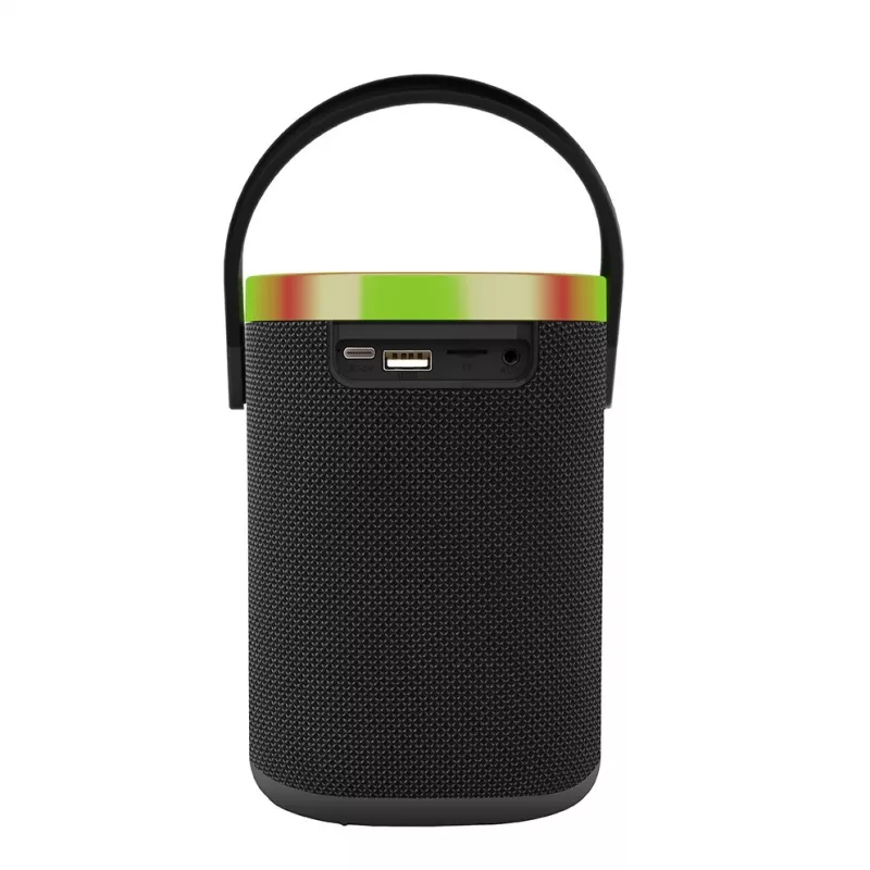 Altoparlante portatile GEMBIRD SPK-BT-LED-06, Bluetooth, LED integrato, batteria ricaricabile