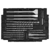 MAKITA SET PUNTE SDS + SCALPELLI 17 pz. IN VALIGETTA MAKPAC