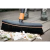 Fiskars 1001416 Scopa plastica nero, arancione