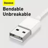 Cavo USB Baseus Superior USB 2.0 1,5 m USB A USB C/Micro USB A/Lightning bianco