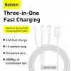 Cavo USB Baseus Superior USB 2.0 1,5 m USB A USB C/Micro USB A/Lightning bianco