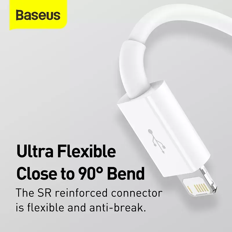 Cavo USB Baseus Superior USB 2.0 1,5 m USB A USB C/Micro USB A/Lightning bianco
