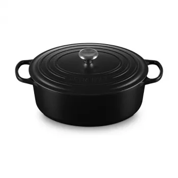 Le Creuset Signature Brasiera nero ovale 33 cm