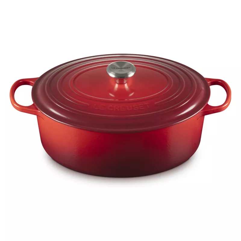 Le Creuset Signature Roaster ovale ciliegia 33 cm