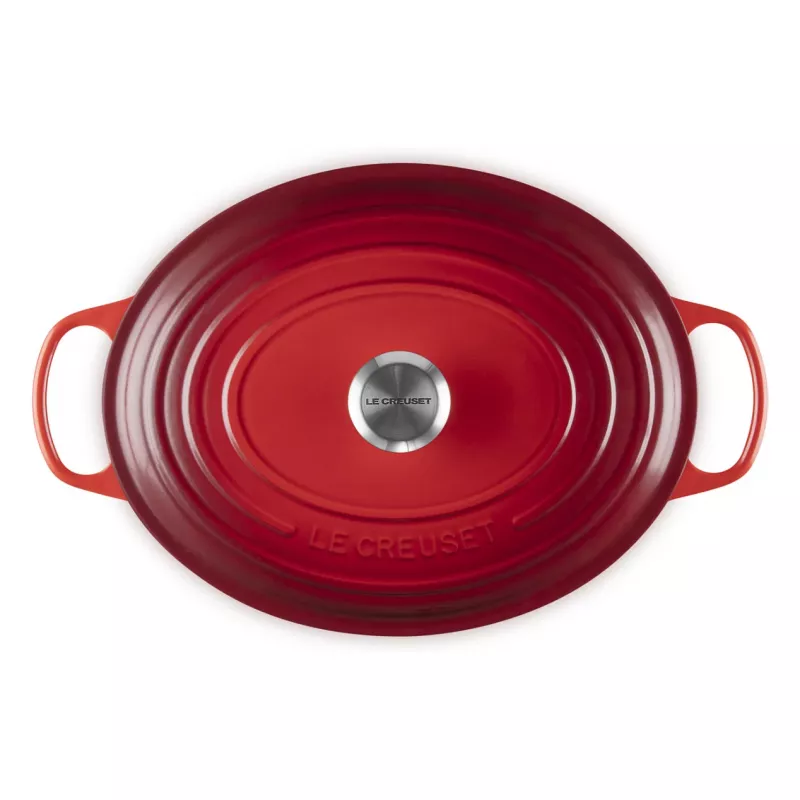 Le Creuset Signature Roaster ovale ciliegia 33 cm