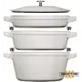 Staub La Cocotte 4,2 L tegame ovale in ghisa per brasati