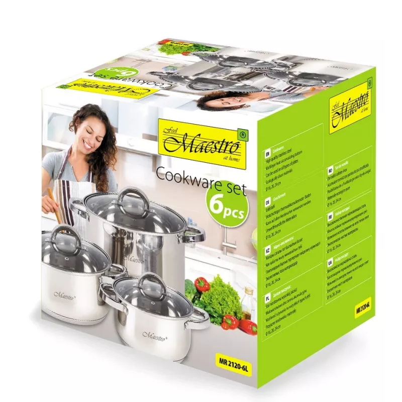 Maestro MR-2120-6L A set con 6 pentole