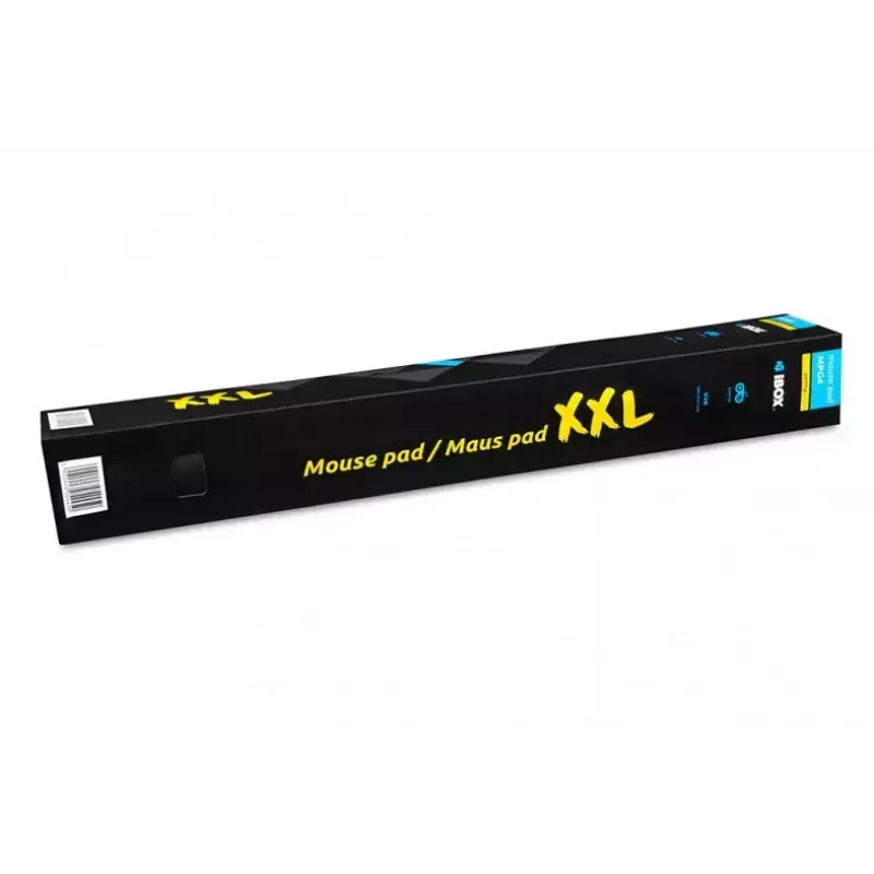 Tappetino mouse IBOX AURORA nero modello IMPG4 con lunghezza 850 mm e larghezza 580 mm, spessore 3 mm