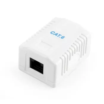 Gembird NCAC-1U6-01 presa di installazione Cat6 da parete