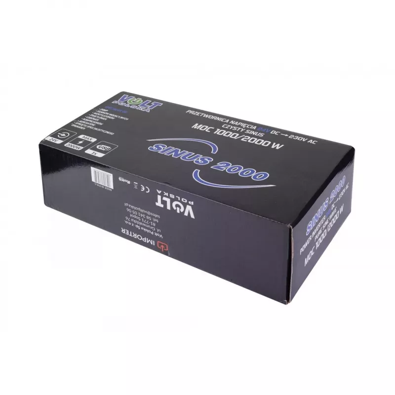 Inverter sinusoidale SINUS SINUS-2000/24 — 2000 W da DC 24 V a AC