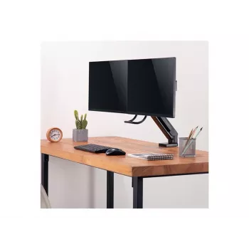 Supporto doppio monitor LOGILINK BP0102 17-27 pollici in acciaio salvaspazio