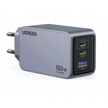 Caricabatterie da interno UGREEN Nexode Pro 3 porte GaN PD ricarica rapida 2 USB Type-C