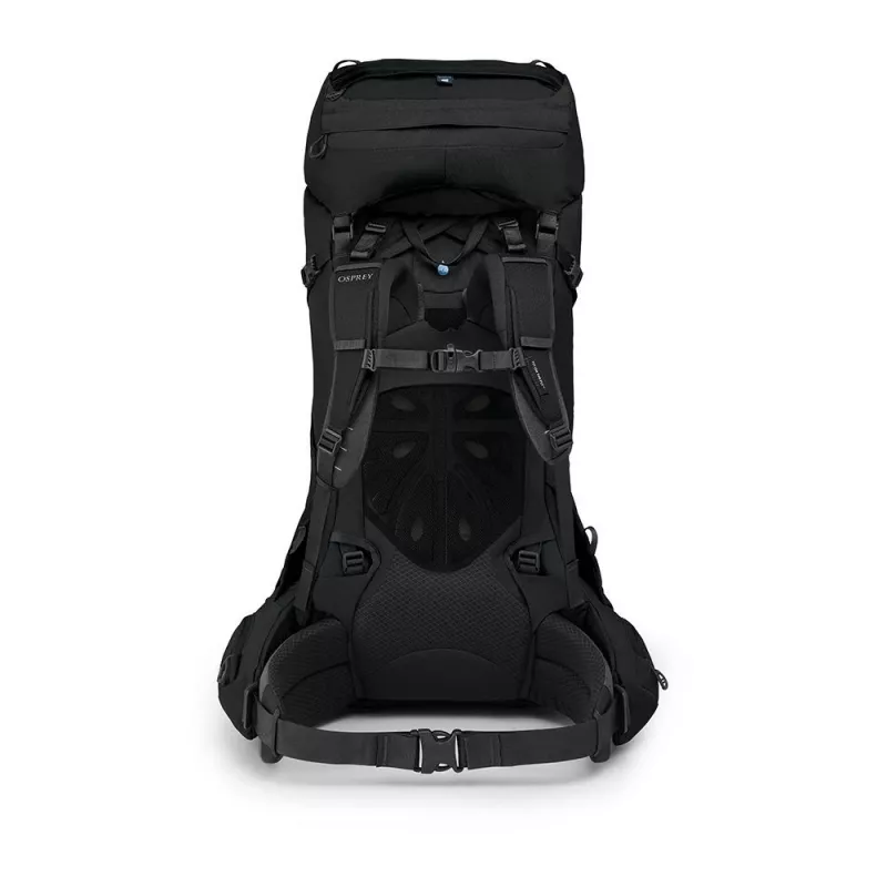 Zaino Osprey Aether 65 — 65 L, nylon, nero, 2,2 kg, larghezza 40 cm, uomo