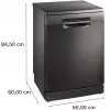 Bosch Serie 4 SMS4EMC06E Lavastoviglie a libera installazione 14 coperti B