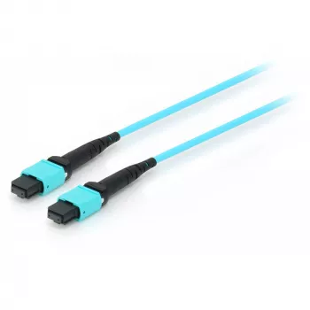 Equip Pro - Cavo patch - MTP multimodale (W) - MTP multimodale (W) - 15,0 m - Fibra ottica - 50/125 micrometri - OM4 - Acquamarina (25555707)