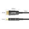 Cavo HDMI UNITEK C11072BK-50M 50m 18 Gbit/s 2.0 Nero