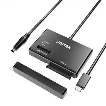 Case SSD UNITEK S1232A01-EU Nero M.2/2,5 pollici/3,5 pollici 10 Gbit/s