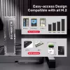 Case SSD UNITEK S1232A01-EU Nero M.2/2,5 pollici/3,5 pollici 10 Gbit/s