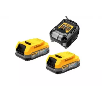 DEWALT.CARICABATTERIE DCB1102 +2x1,7Ah POWERSTACK DCB1102E2