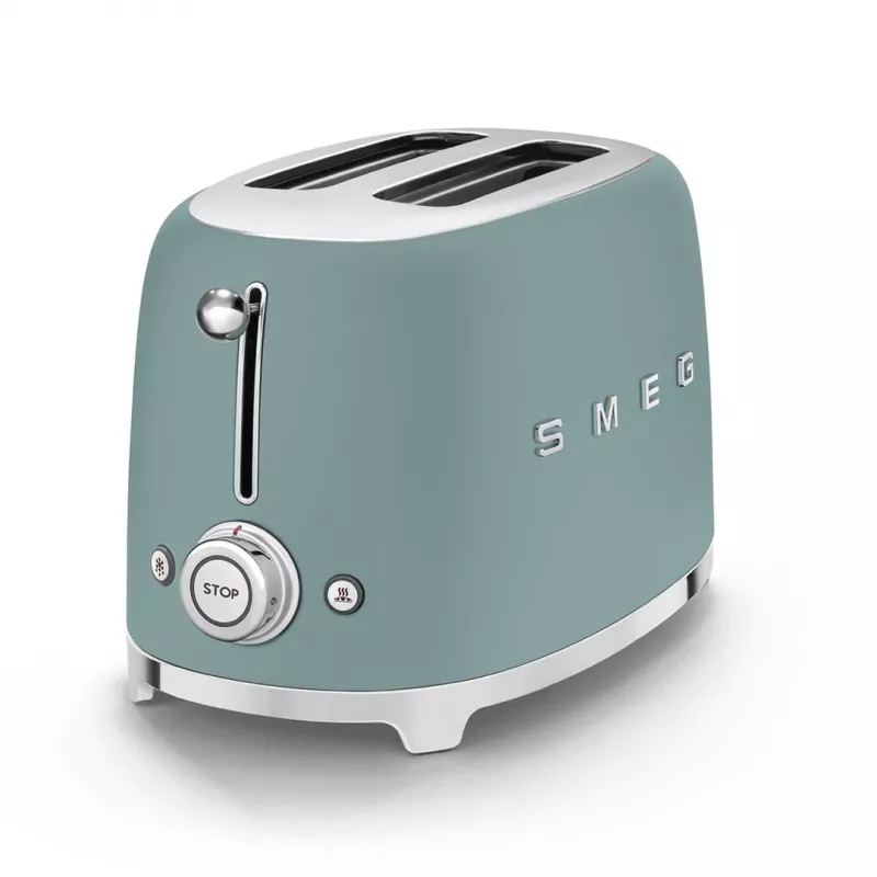 Smeg TSF01EGMEU tostapane 6 2 fette 950 W cromo, verde