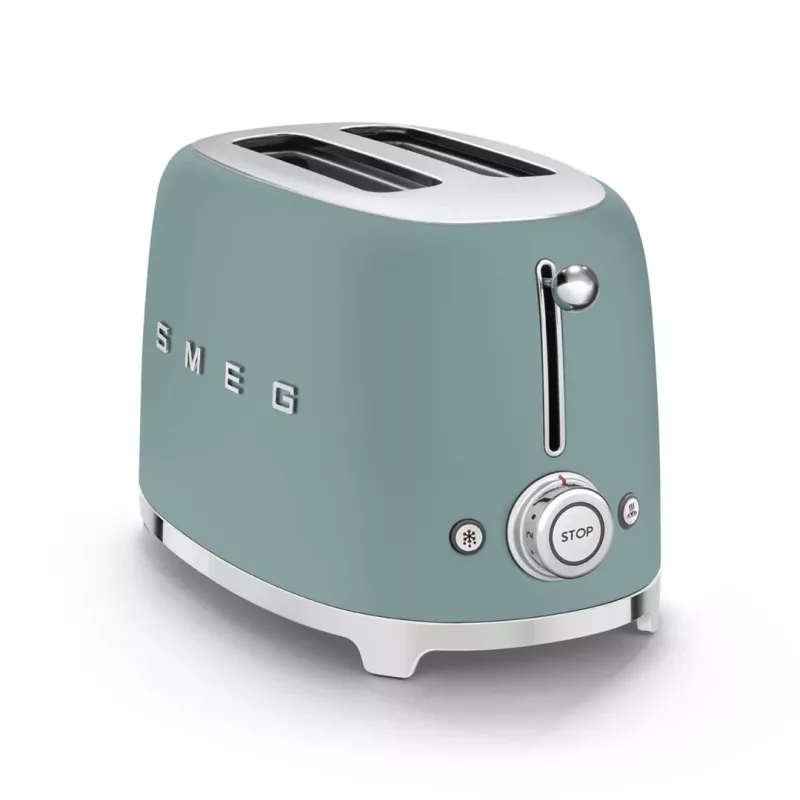 Smeg TSF01EGMEU tostapane 6 2 fette 950 W cromo, verde