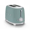 Smeg TSF01EGMEU tostapane 6 2 fette 950 W cromo, verde