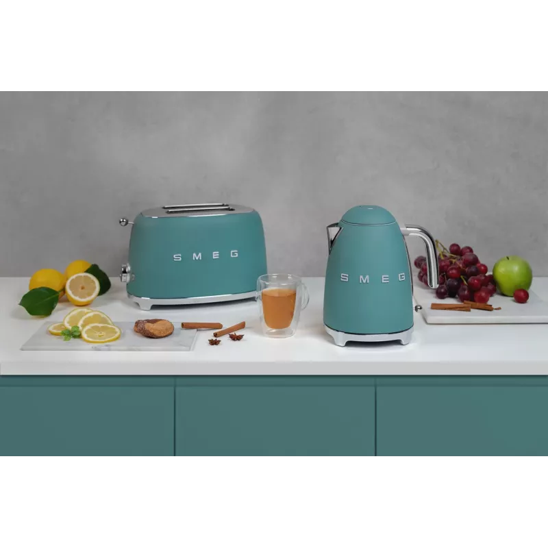 Smeg TSF01EGMEU tostapane 6 2 fette 950 W cromo, verde