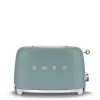 Smeg TSF01EGMEU tostapane 6 2 fette 950 W cromo, verde