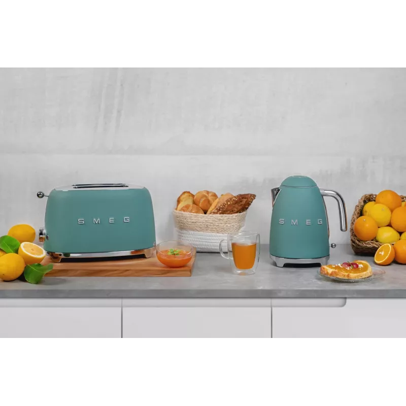 Smeg TSF01EGMEU tostapane 6 2 fette 950 W cromo, verde