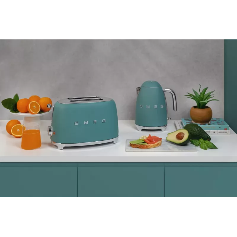 Smeg TSF01EGMEU tostapane 6 2 fette 950 W cromo, verde