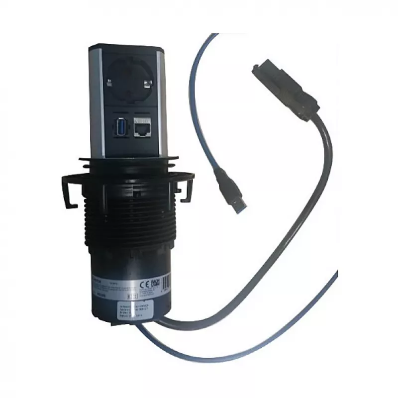Elevator 1xSchutzkontakt 1xCAT6 1xUSB3.0 - accessorio alimentazione