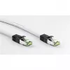Cavo patch Goobay CAT 8.1, S/FTP (PiMF), bianco, 0,5 m - LSZH senza alogeni, rame AWG 24 (55123)