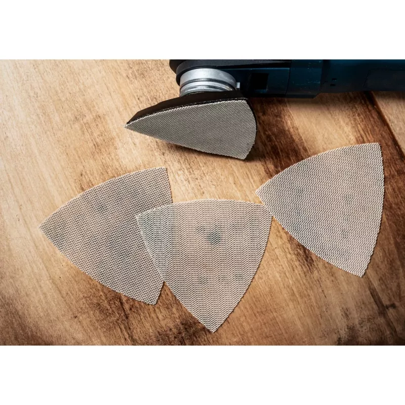 Foglio abrasivo triangolare Bosch C470 K80 93×93 mm