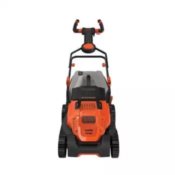 Rasaerba elettrico Black & Decker con regolazione altezza di taglio, manico regolabile in altezza con Kla