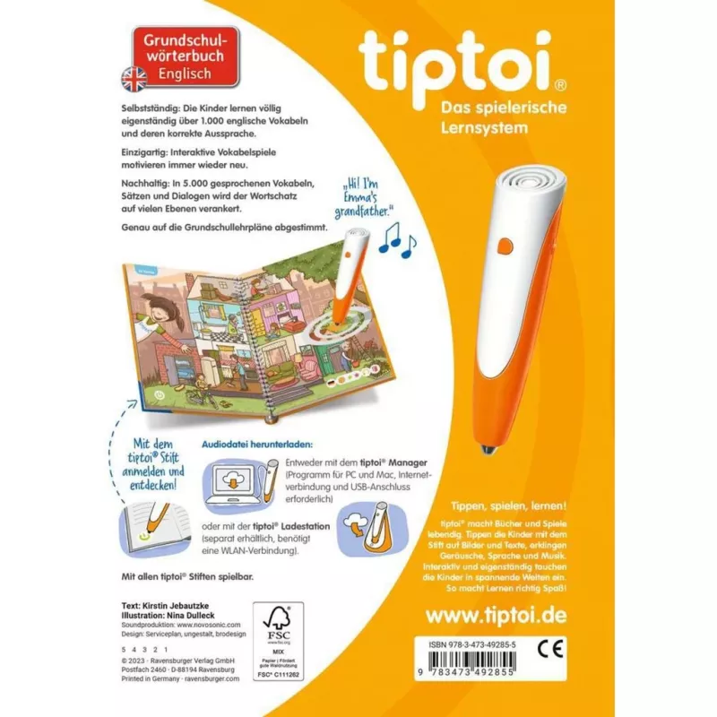tiptoi Dizionario di inglese per la scuola primaria, libro didattico